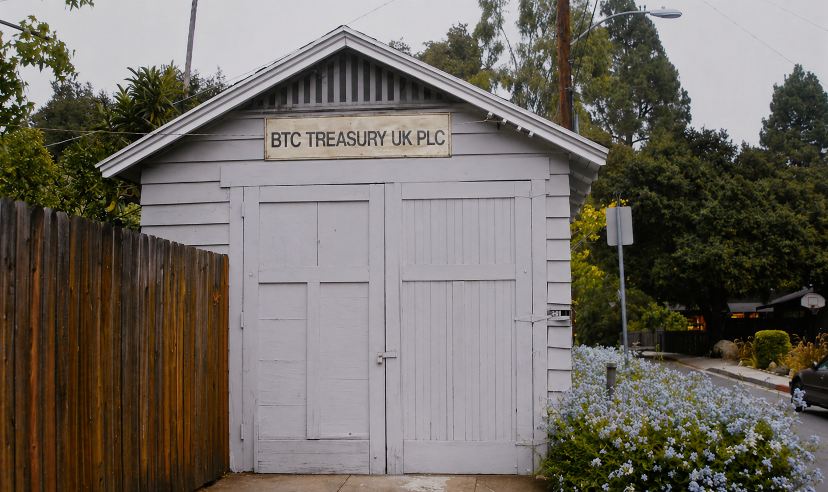 BTC Treasury UK PLC — a shed